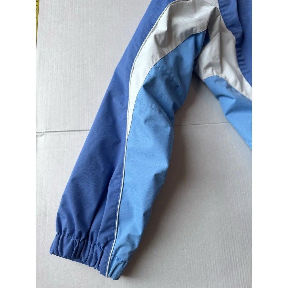 REI Co-Op Insulated Hooded Jacket‎ Youth Girls Med 10-12 Blue Winter Coat